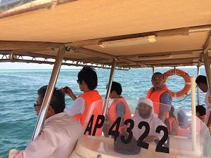 Guided tour of the Abu Dhabi pearl farming project