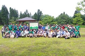 Participants of the twelfth biannual reforestation event