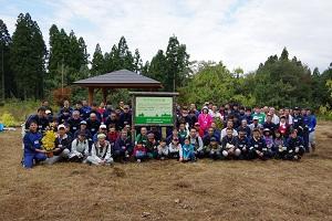 Participants of the thirteenth biannual reforestation event